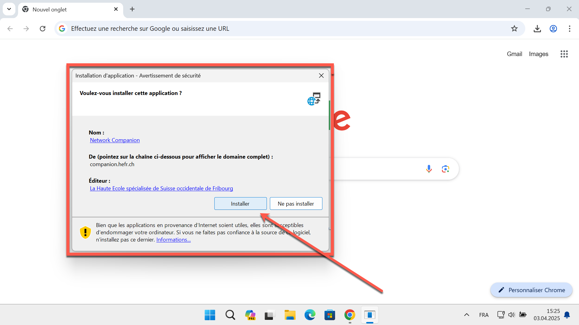 Installation Dun Logiciel